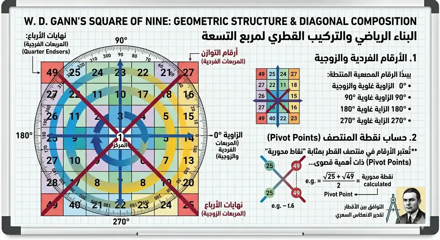 البناء الرياضي والتركيب القطري