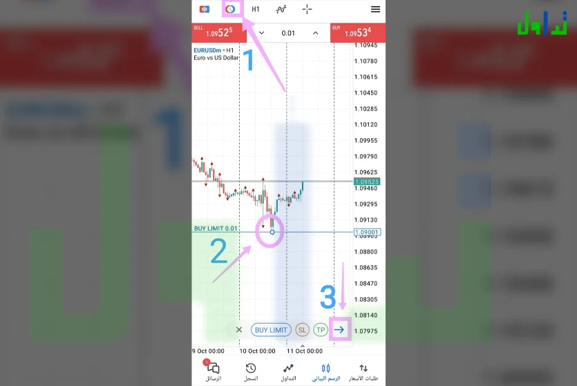 تنفيذ الاوامر المعلقه عبر الهاتف الجوال