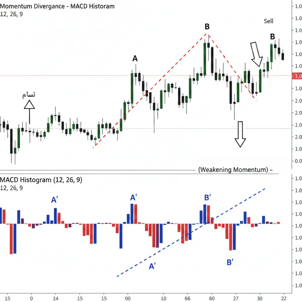 دايفرجنس قوة/ضعف الزخم