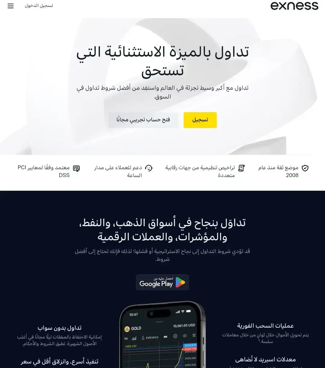 فتح حساب CFD لدى وسيط مرخّص