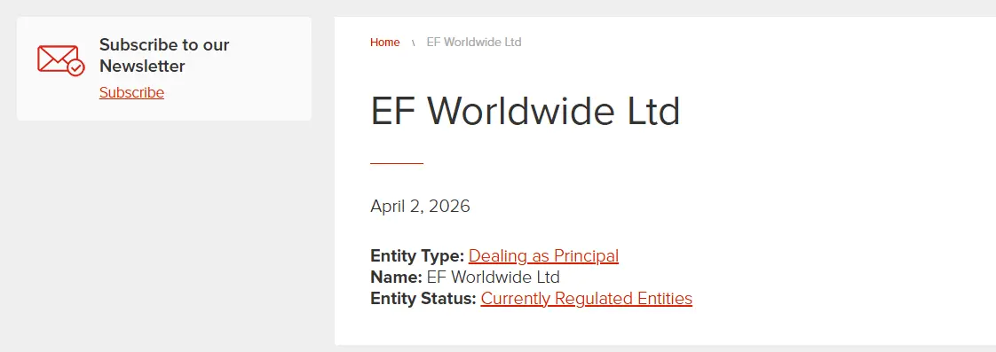 تراخيص شركة easy Markets