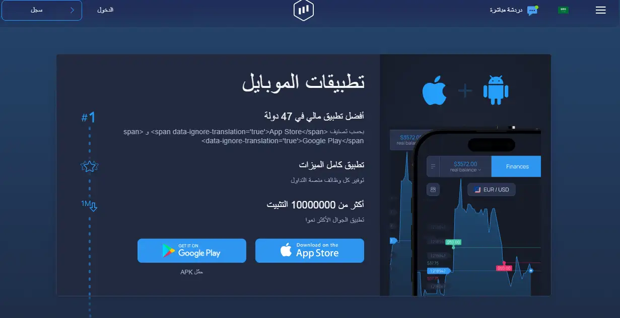 منصات التداول لدى expert option