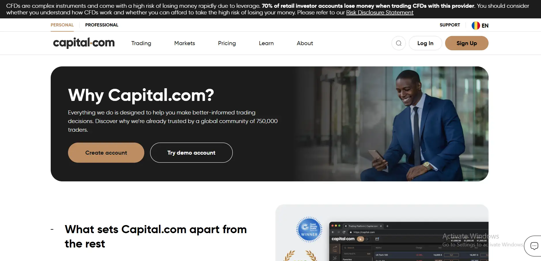 موقع شركة كابيتال.كوم