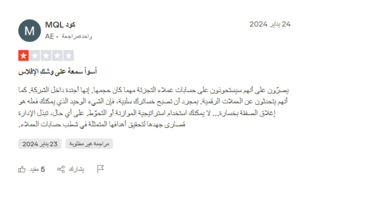 تجارب المتداولين مع شركة ADSS
