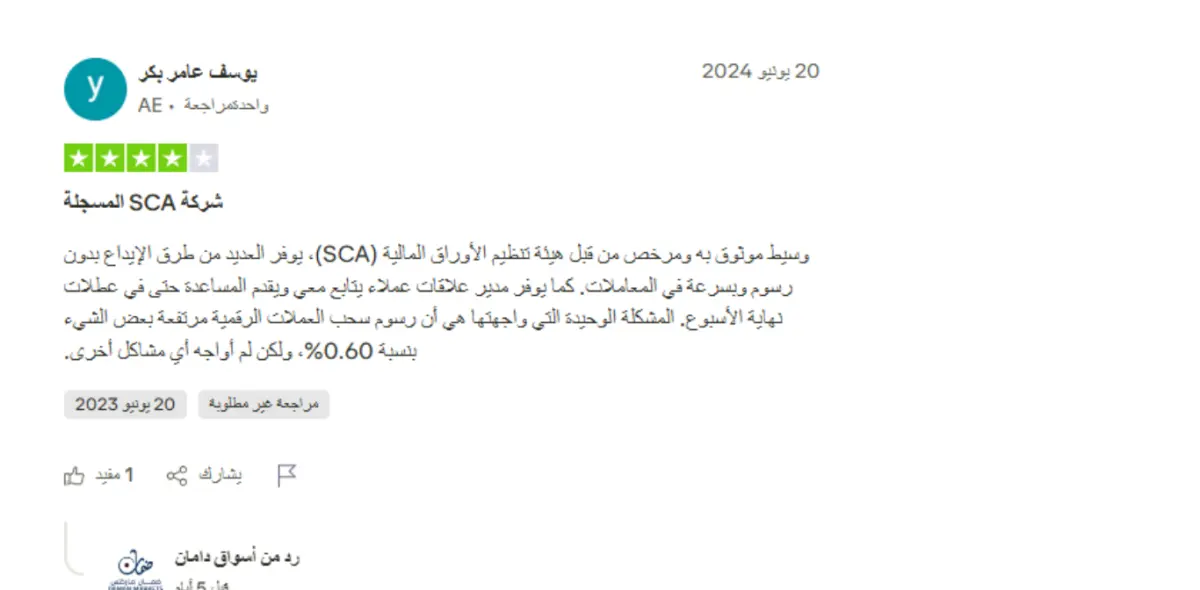 تجارب العملاء مع شركة ضمان ماركتس