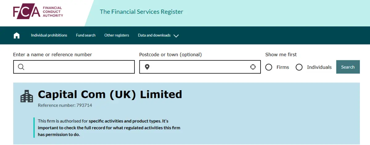 ​هل Capital Com Group مرخصة؟ 